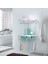 Banyo Köşe Rafı 2 Katmanlı Alan Çift Üçgen Duş Sabunu Coetic Depolama Rafları Alüminyum (Yurt Dışından) 5