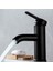 Bradoo-Siyah Paslanmaz Çelik Musluk Tek Kolu Banyo Lavabo Musluğu Sıcak ve Soğuk Paslanmaz Çelik Yüksek Kaliteli Tek Musluk (Yurt Dışından) 3