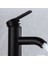 Bradoo-Siyah Paslanmaz Çelik Musluk Tek Kolu Banyo Lavabo Musluğu Sıcak ve Soğuk Paslanmaz Çelik Yüksek Kaliteli Tek Musluk (Yurt Dışından) 5