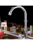 Tapcet G1/2 ''dönen Tek Seviye Krom Soğuk Su Musluk Musluk Mutfak Havzası Lavabo Dayanıklı (Yurt Dışından) 5