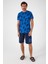 Sea Side Mavi Erkek Bermuda Takım 1