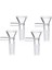 Xhhdqes 4 Parça Kase - Şeffaf Cam Huni, Bilimsel Küçük Cam Huni (14 Mm/ 0,56 Inç) (Yurt Dışından) 5