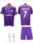 Real Madrid 2017 Cardiff Şampiyonlar Ligi Finali Cristiano Ronaldo Çocuk Forması+Şort+Armalı Çorap 3'lü Set 1