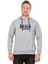 Erkek Kapşonlu Sweat Kompak 3ip Ribana Kol Şardonlu Gri 1