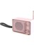 3D Çevresel Mini Ses Bluetooth Çevresel Şarj Edilebilir Ses (Pembe) (Yurt Dışından) 1