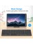 Katlanabilir Bluetooth Klavye, USB Şarj Edilebilir Kablosuz Klavye Siyah (Yurt Dışından) 5