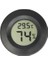 Adet Mini Higrometre Termometre Fahrenheit Veya Santigrat Metre Dijital LCD Monitör Kapalı Oda Yuvarlak Nem Sıcaklık Ölçer Humidors Ev Sera Bebek Odası Sürüngen Kuluçka Makinesi (Yurt Dışından) 1