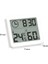 Dası Büyük LCD Ekran Saat Termometre Higrometre Ultra-Ince Çok Fonksiyonlu Otomatik Elektronik Sıcaklık Nem Monitörü Saat (Yurt Dışından) 3