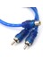 1 Rca Dişi 2 Erkek Splitter Stereo Ses Y Adaptör Kablo Tel Konnektörü (Yurt Dışından) 5