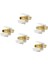 5-Pack Rca Keystone Jack Ekleme Konnektör Soketi Dişi Geçmeli Adaptör Bağlantı Noktası Duvar Plakası Için Altın Kaplama Inline Çoğaltıcı (Yurt Dışından) 3