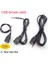 Ayak Kanepe 1m 2m 2 Pin 4 Pin USB 2.0 A Dişi Erkek Jack Güç Şarj Şarj Deta Kablo Kordonu Uzatma Tel Konektörü Dıy 5V Adaptör (Yurt Dışından) 4