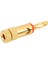 Hoparlör Banana Plugs-4x Banana Plug(2 Siyah, 2 Kırmızı)-Siyah&kırmızı&altın (Yurt Dışından) 4