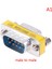 Db9 D-Sub 9pin Konnektörler Mini Cinsiyet Değiştirici Adaptör RS232 Seri Konnektör (Yurt Dışından) 2