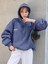 Kadın Mavi Destiny Baskılı Sweatshirt 4