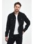 Erkek Antonio Black Slim Fit Jean Ceket 2