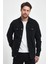 Erkek Antonio Black Slim Fit Jean Ceket 3