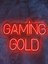 Gaming Gold Gamer Neon LED TABELA(70X50CM) 1