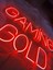 Gaming Gold Gamer Neon LED TABELA(70X50CM) 2
