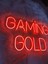 Gaming Gold Gamer Neon LED TABELA(70X50CM) 4