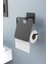 Yapışkanlı Kapaklı Tuvalet Kağıdı Tutacağı/tuvalet Wc Kağıtlık 2