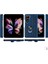 Samsung Z Fold 5 ile Uyumlu Kılıf Tam Koruma Yüzüklü Standlı Tank Gövdeli Telefon Kılıfı Kapak Mavi 3