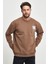 3 Iplik Şardonlu Bisiklet Yaka Sweatshirt RD24KE055457 1