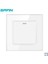 Sran Ingiltere Standart 1 Gang 3 Yollu Basmalı Anahtar, 250 V 16A Kristal Temperli Cam Panel 86MM * 86MM Crossover Için Ara Anahtar (Yurt Dışından) 2