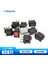 KCD11 Basmalı Düğme Anahtarı 10X15MM 2pin 3pin 3A 250V Snap-In On-Off On-Off-On Tekne Rocker Düğmesi Anahtarı Siyah Kırmızı ve Beyaz (Yurt Dışından) 2