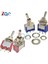 5 Adet Mini Otomatik MTS-103 Geçiş Anahtarı 3pin 3 Pozisyon Mandallama Spdt MTS103 On-Off-On 125VAC 6A/5A 250VAC 2A/3A 1/4 Inç Montaj (Yurt Dışından) 3