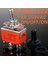 Yüksek Kalite 1 Adet E-TEN1322 15A/250 V 6 Pin Su Geçirmez Anahtar Kapağı Açma-Kapama-Açık Minyatür Geçiş Anahtarları Turuncu (Yurt Dışından) 2