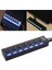 7 Port USB 2.0 Çoklu Şarj Hub Yüksek Hızlı Adaptör Açık Kapalı Anahtarı Dizüstü Bilgisayar Güzel Malzeme ile (Yurt Dışından) 2