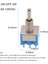 Adet 3 Pozisyon MTS-203 6-Pin 6mm Mini Spdt On-Off-On 6A 125VAC Mini Geçiş Anahtarı (Yurt Dışından) 2