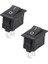 Mini 5 Adet/grup 2 Pinli Snap-In Açık/kapalı Pozisyon Yapış Tekne Düğme Anahtarı 12 V/110 V/250 V (Yurt Dışından) 2
