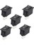 Mini 5 Adet/grup 2 Pinli Snap-In Açık/kapalı Pozisyon Yapış Tekne Düğme Anahtarı 12 V/110 V/250 V (Yurt Dışından) 4