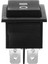 Mayitr 1 Adet 6 Pin 3 Pozisyonlu Vinç Tekne On-Off-On Anlık Rocker Anahtarı Dpdt 16A 250 V Siyah 32*31*25MM (Yurt Dışından) 3