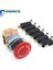 6 Adet Kırmızı Burcu Acil E-Stop Basmalı Düğme Anahtarı 22MM 1 No 1 Nc Cnc Son Durdurma Sınırlı Anahtarı (Yurt Dışından) 2