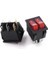 Kcd6 25X31MM Kırmızı Işıklı Büyük Rocker Anahtarları Iki Yönlü Anahtar 6 Pin 2 Pozisyon 15A 250V 20A 125VAC On-Off (Yurt Dışından) 3