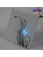 Yeni Dokunmatik Anahtarı Beyaz Kristal Cam Panel 1gang 2WAY Işık Anahtarı AC110-265V Duvar Dokunmadan Anahtarı 86MM * 86MM Lüks Anahtarı (Yurt Dışından) 4