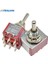 On-Off-On 9 Pin 9 Pozisyon Mini Mandallama Geçiş Anahtarı 120V 5A 250V 2A MTS-303 13*16.8mm Gümüş Kontaktör (Yurt Dışından) 2
