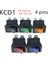 Kcd1 Açma-Kapama 4pin Tekne Araba Rocker Anahtarı 6A/10A 250V/125V Ac Kırmızı Sarı Yeşil Mavi Düğme En Iyi Kcd1 (Yurt Dışından) 2