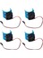 1/10 Rc Araba Için 5V Soğutma Fanlı 4x Metal Isı Emici 540 550 3650 Boyutlu Motor (Yurt Dışından) 2