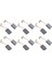 12 Adet 16MM x 11MM x 5mm Motor Elektrikli Karbon Fırçalar Makita 9553NB Için (Yurt Dışından) 2