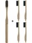 Bambu Diş Fırçası Plug-In Yedek Fırça Başlıkları Değiştirme Kafası Toothbush Diş Bakımı Temizleme Fırçaları Seyahat Yaşam Banyo (Yurt Dışından) 3