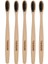 2 Adet/paket 5 Adet/paket Siyah Bambu Diş Fırçası Çevre Dostu Fırça Diş Brosse Yumuşak Kömür Diş Fırçası Nano Diş Fırçası Yetişkinler (Yurt Dışından) 1