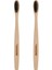 2 Adet/paket 5 Adet/paket Siyah Bambu Diş Fırçası Çevre Dostu Fırça Diş Brosse Yumuşak Kömür Diş Fırçası Nano Diş Fırçası Yetişkinler (Yurt Dışından) 2
