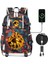 Jurassic World Dominion 3 Yüksek Kaliteli Çocuk Sırt Çantası Erkek Öğrenciler Schoolbag USB Şarj Gençler Dizüstü Omuz Çantası (Yurt Dışından) 1