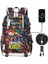 Karikatür Ninja Kidz Çocuk Sırt Çantası Erkek Kız Öğrenciler Schoolbag Yüksek Kaliteli USB Şarj Gençler Dizüstü Omuz Çantası (Yurt Dışından) 2
