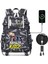 Karikatür Ninja Kidz Çocuk Sırt Çantası Erkek Kız Öğrenciler Schoolbag Yüksek Kaliteli USB Şarj Gençler Dizüstü Omuz Çantası (Yurt Dışından) 4