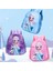 Disney Çocuklar Için Sırt Çantası Marka Dondurulmuş Karikatür Baskı Çocuklar Okul Çantaları Kızlar Sevimli Elsa Prenses Desen Omuz Paketleri (Yurt Dışından) 2