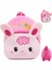 Yeni 3D Hayvan Peluş Sırt Çantası Cartoontrendy Okul Çantaları Kız Gizli Sakli Konusmalar Kawaii Çocuk Açık Seyahat Moda Sırt Çantası (Yurt Dışından) 1